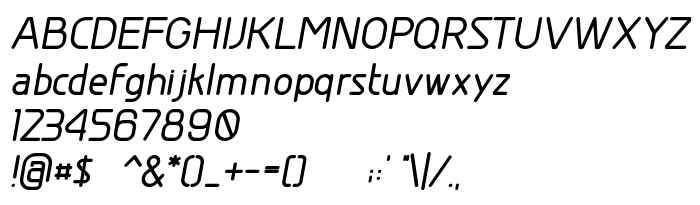 Aperçu de la police GreyscaleBasic Bold Italic