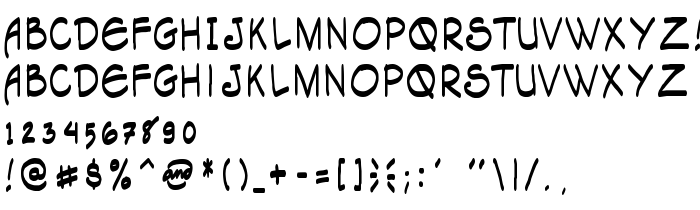 Aperçu de la police Tagapagsalaysay Caps (Narrator)