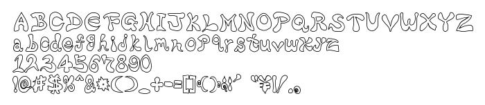 Aperçu de la police Bharatic-Font(W)